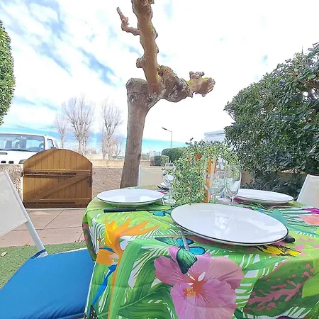 Appartement Cosy 2 Pièces - Jardin Privé, Accès Direct Plage, Animaux Acceptés ! - Fr-1-326-801 *