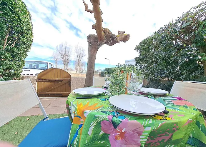 شقة Cosy 2 Pieces - Jardin Prive, Acces Direct Plage, Animaux Acceptes ! - Fr-1-326-801 *